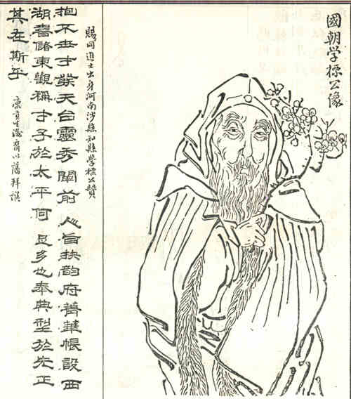 名人戚学标画像