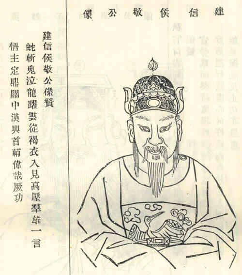 名人娄敬的画像