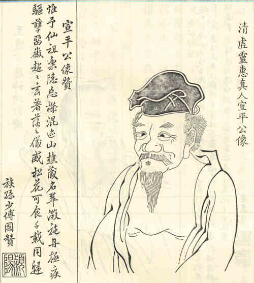 名人许宣平的画像