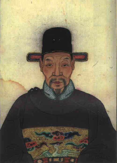 名人许正画像
