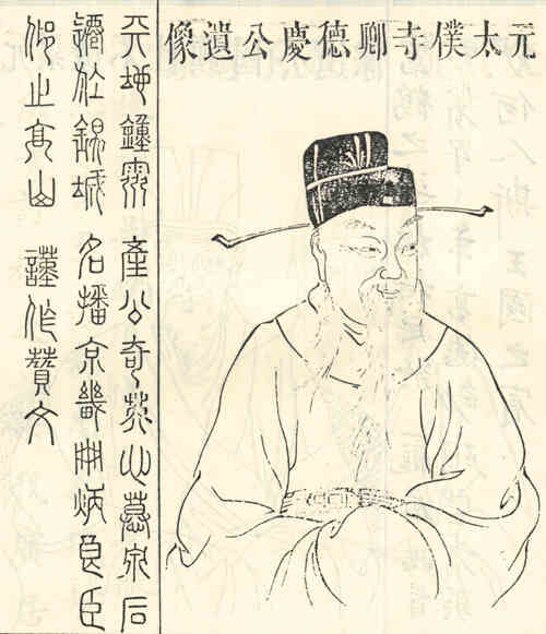 名人张景画像