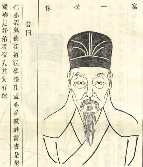 名人张富一画像