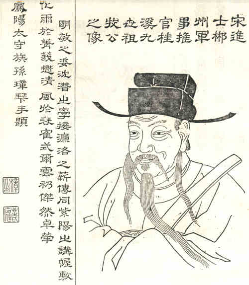 名人项牧的画像