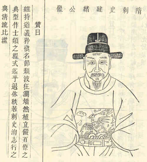 名人荣建绪的画像