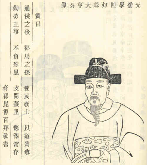名人邓大亨的画像