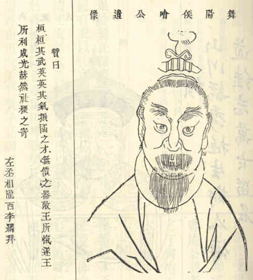 名人樊哙的画像
