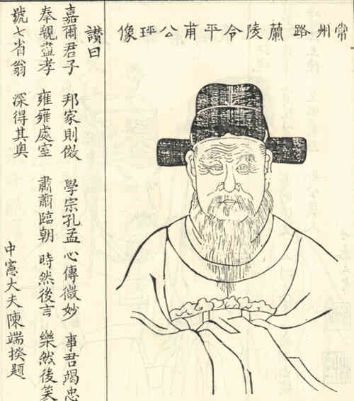 名人刘坪画像