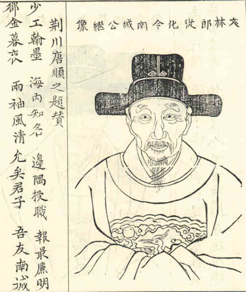 名人刘继画像