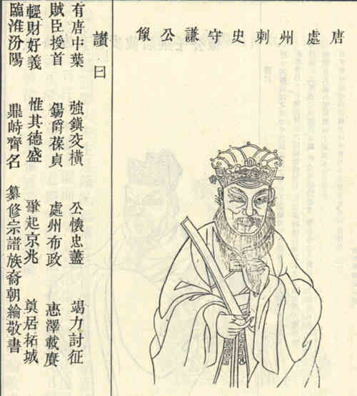 名人刘守谦画像