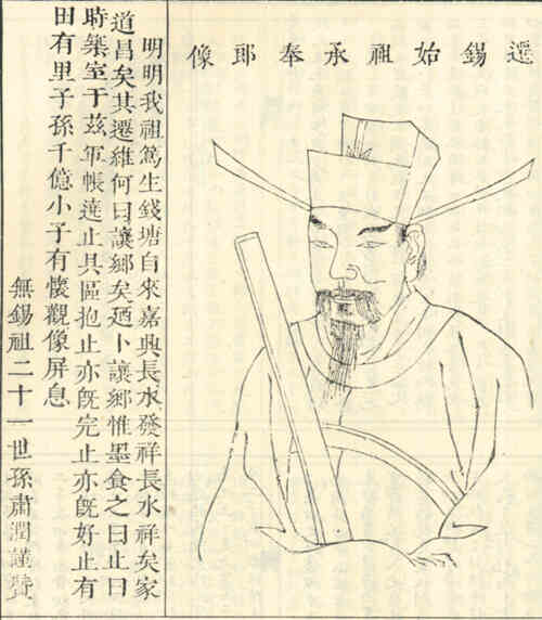 名人钱进画像