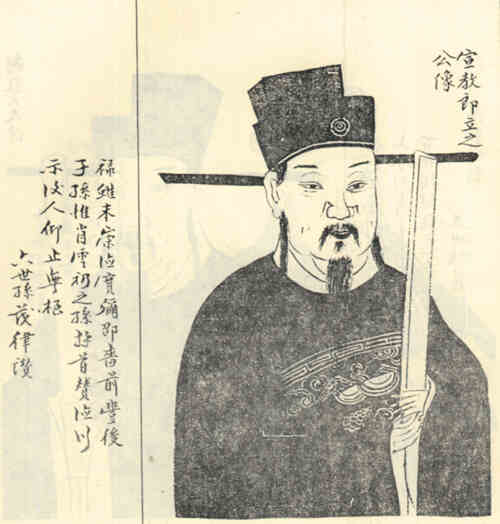 名人钱可权画像