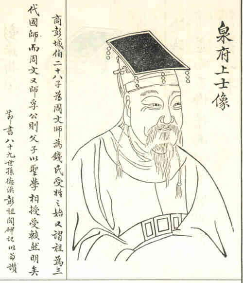 名人钱孚的画像