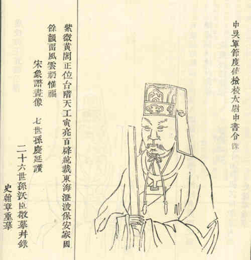 名人钱文奉画像