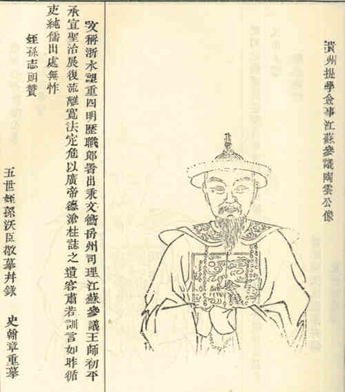 名人钱捷画像