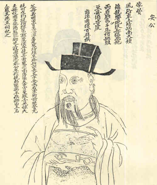 名人戴安画像