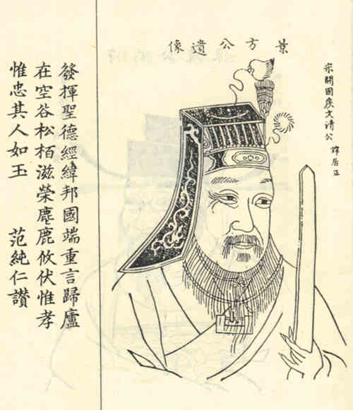 名人薛居正画像