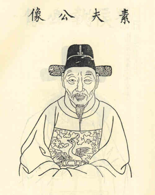 名人薛敷华画像