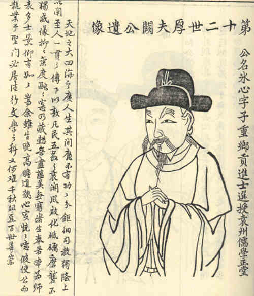 名人阙冰心的画像