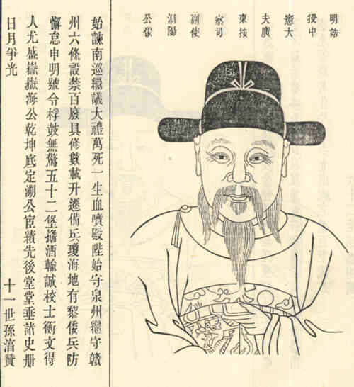 名人顾可久画像