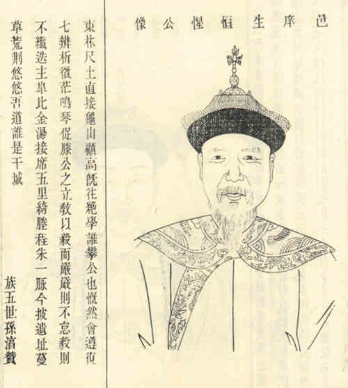 名人顾鏊画像