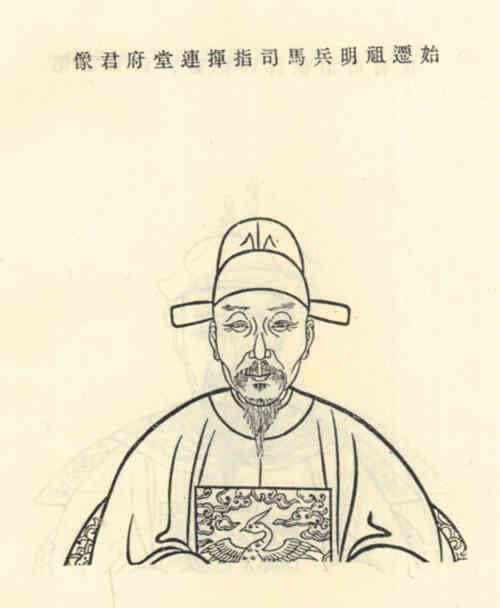 名人顾连堂画像