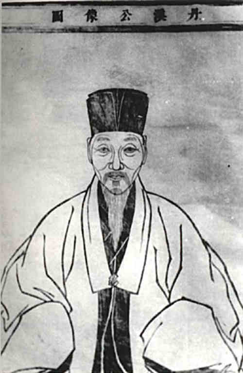 名人朱丹溪画像