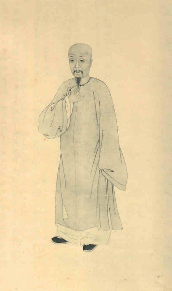 名人伊秉绶的画像