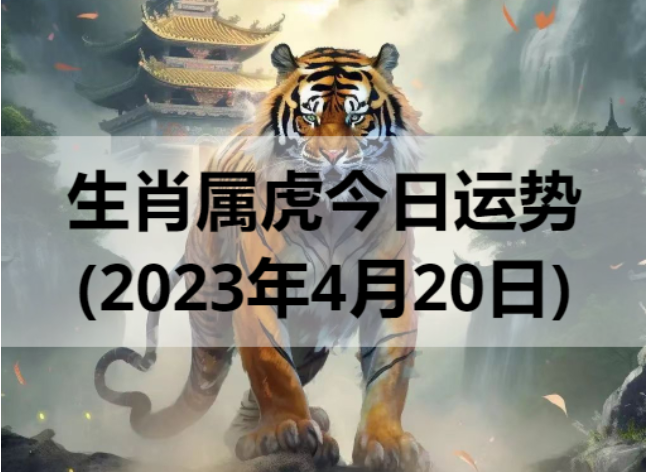 生肖属虎今日运势(2023年4月20日)
