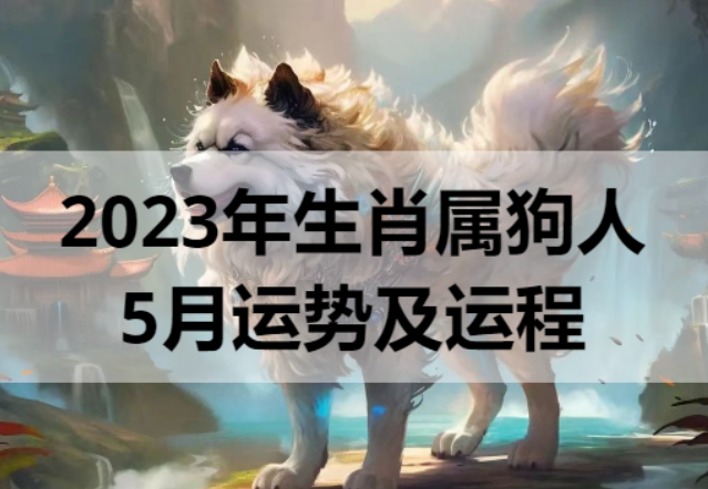 2023年生肖属狗人5月运势及运程