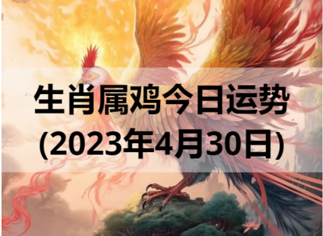 生肖属鸡今日运势(2023年4月30日)