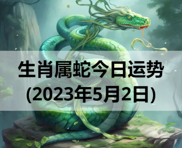 生肖属蛇今日运势(2023年5月2日)