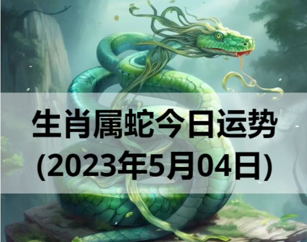 生肖属蛇今日运势(2023年5月4日)