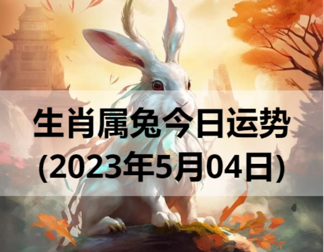 生肖属兔今日运势(2023年5月4日)