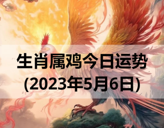 2023年生肖属鸡的人5月6日运势