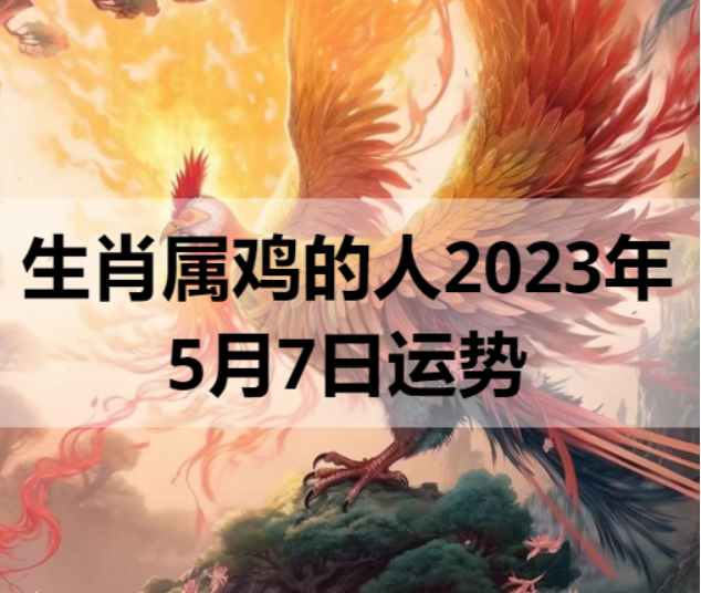 生肖属鸡的人2023年5月7日运势