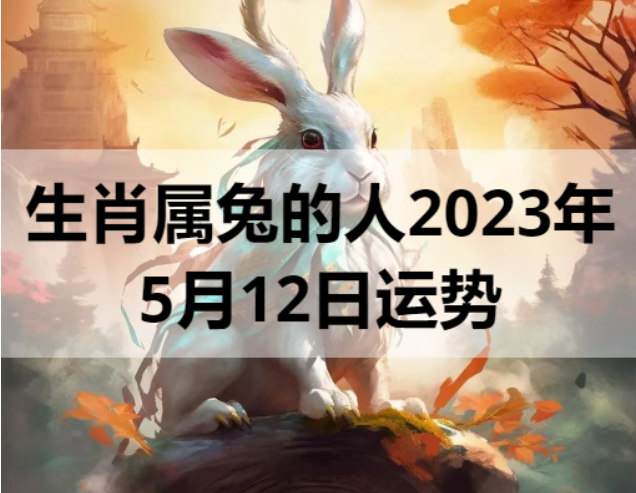 生肖属兔的人2023年5月12日运势