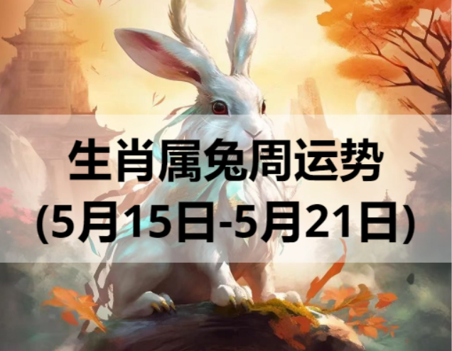生肖属兔周运势(5月15日-5月21日)