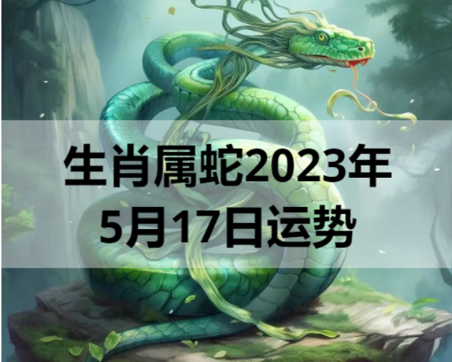 生肖属龙的人2023年5月17日运势