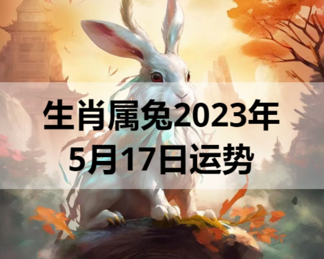 生肖属兔的人2023年5月17日运势
