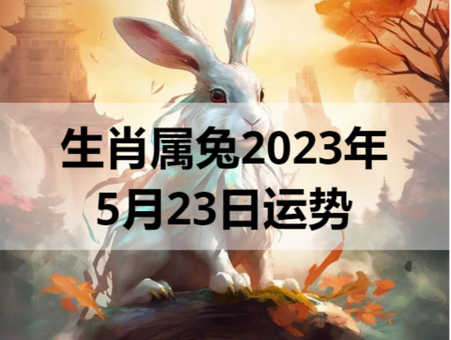 生肖属兔2023年5月23日运势