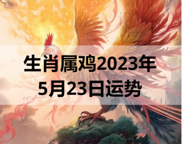 生肖属鸡2023年5月23日运势