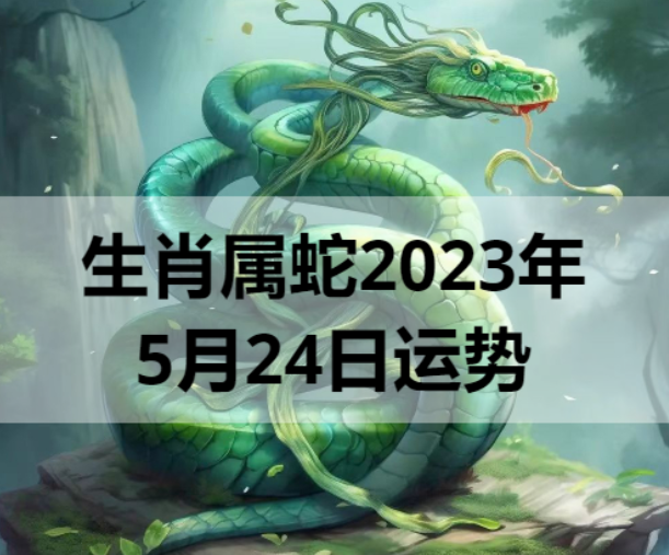 生肖属蛇2023年5月24日运势