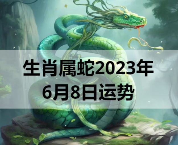 生肖属蛇2023年6月8日运势