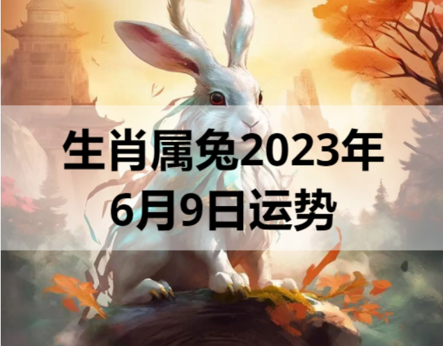 生肖属兔2023年6月9日运势
