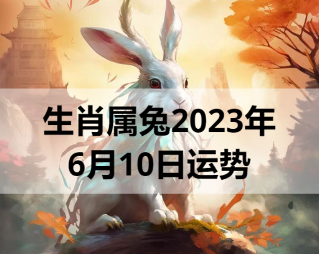生肖属兔2023年6月10日运势
