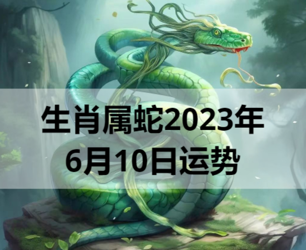 生肖属蛇2023年6月10日运势