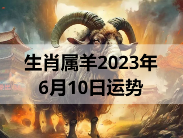 生肖属羊2023年6月10日运势