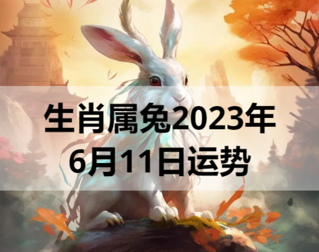 生肖属兔2023年6月11日运势