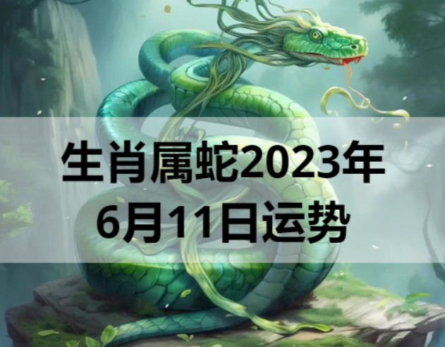 生肖属蛇2023年6月11日运势