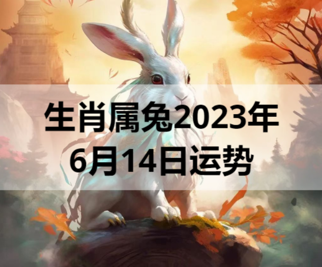 生肖属兔2023年6月14日运势